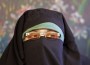 Asiya Andrabi, chief of Kashmiri women's separatist group speaks during news conference in Srinagar
